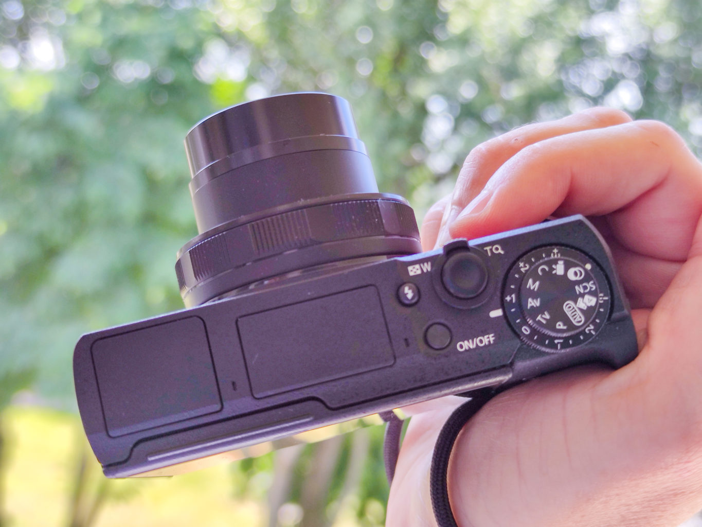 Canon PowerShot G5 X Mark II - pokrętła