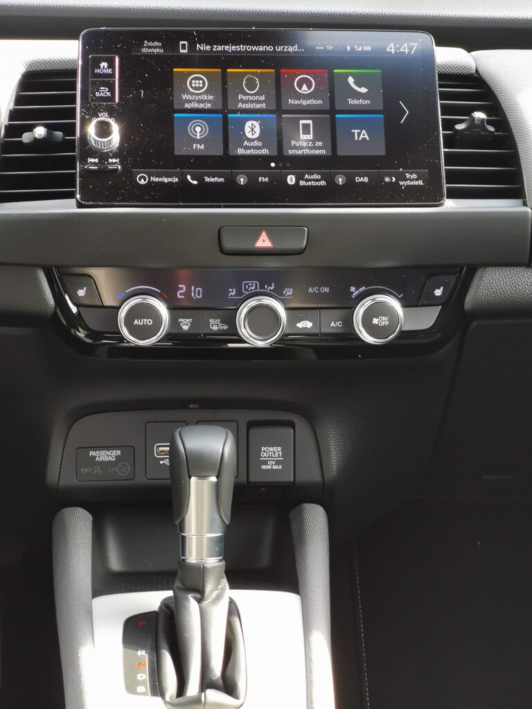 Honda Jazz Crosstar - system multimedialny
