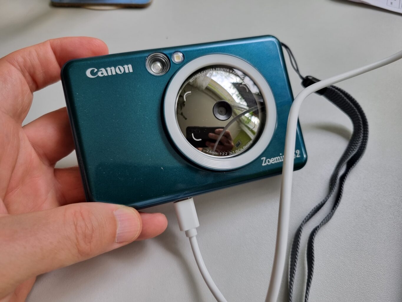 Canon Zoemini S2 ładowanie