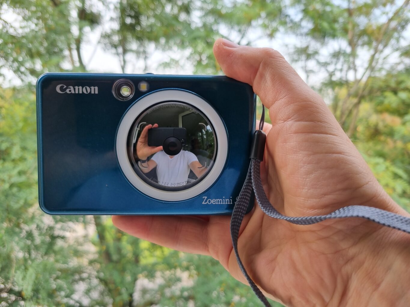 Canon Zoemini S2 lustro do selfie