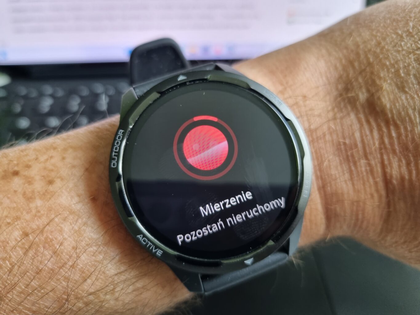 Xiaomi Watch S1 Active - pomiar saturacji