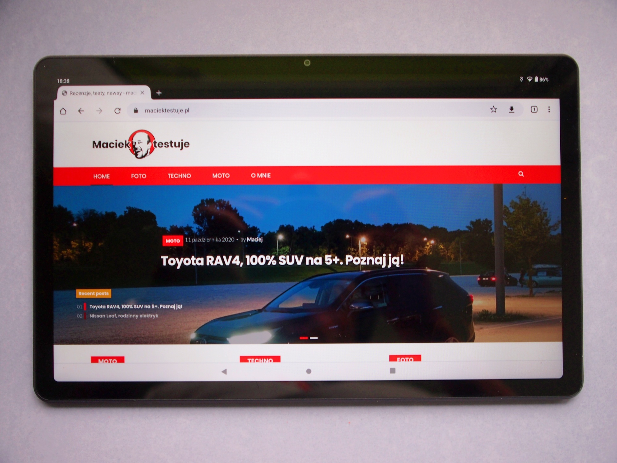 Lenovo Tab M10 Plus Gen 3. Test