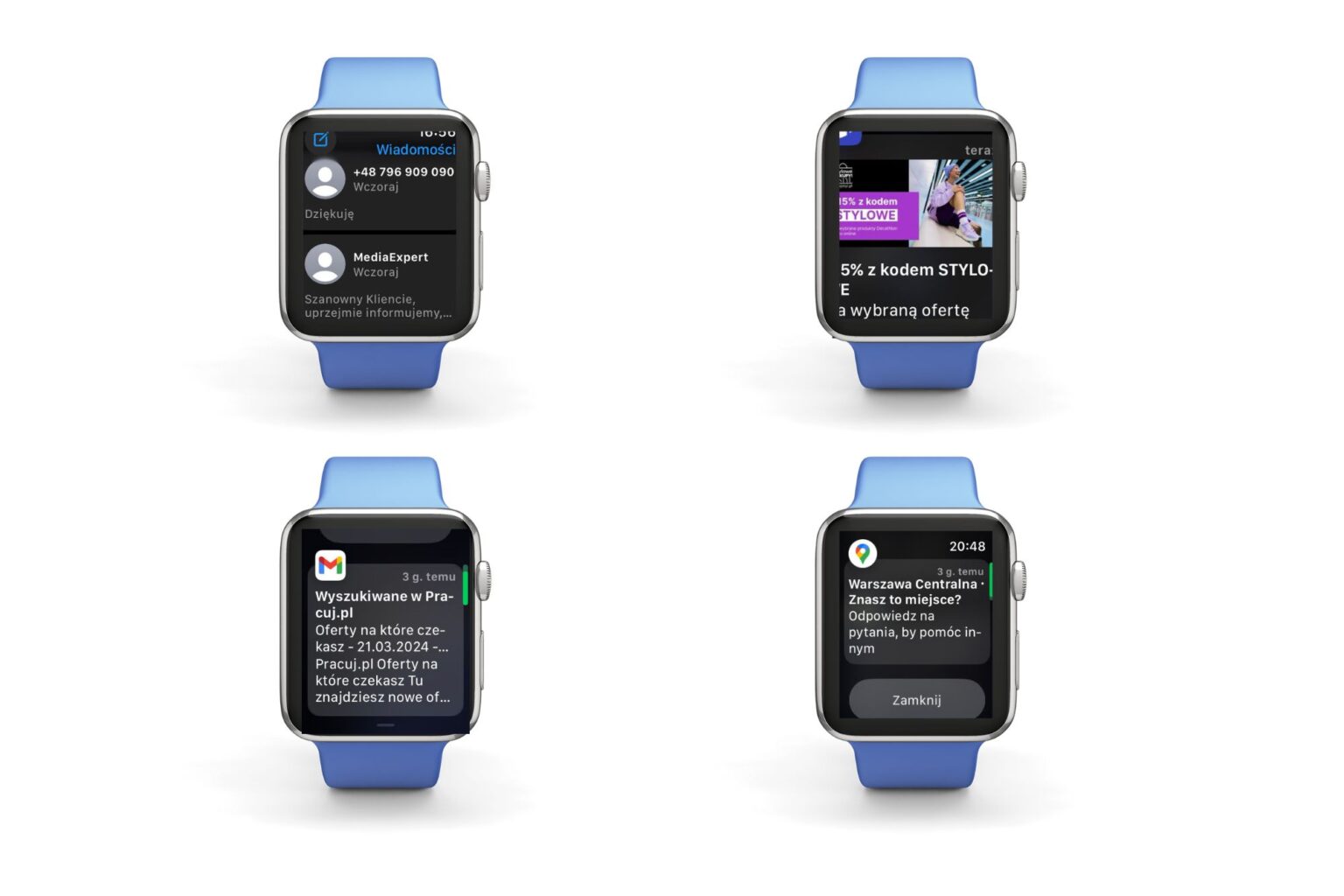 Apple Watch 8 powiadomienia