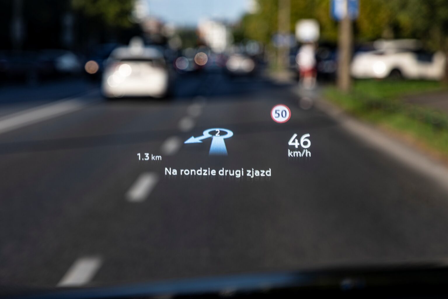 Nissan Qashqai head-up display