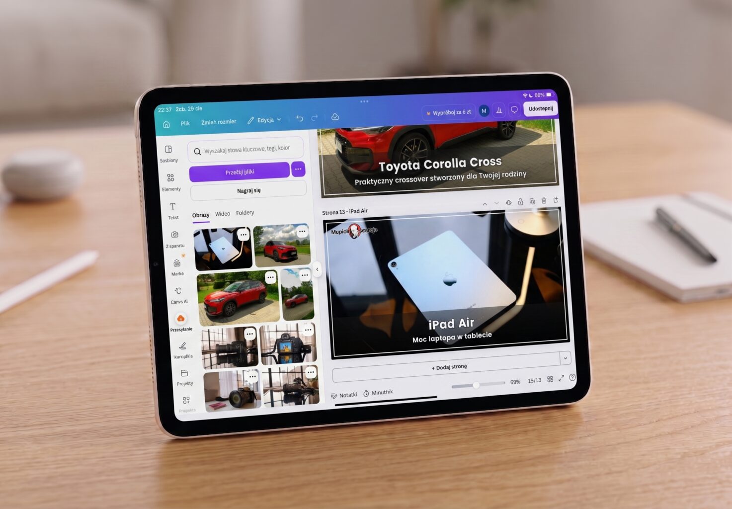 iPad Air Canva