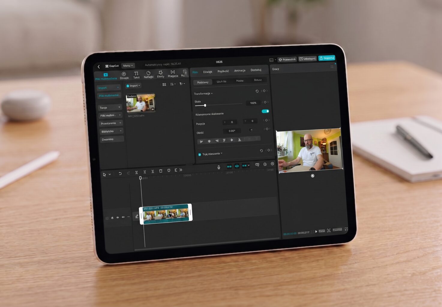 iPad Air CapCut