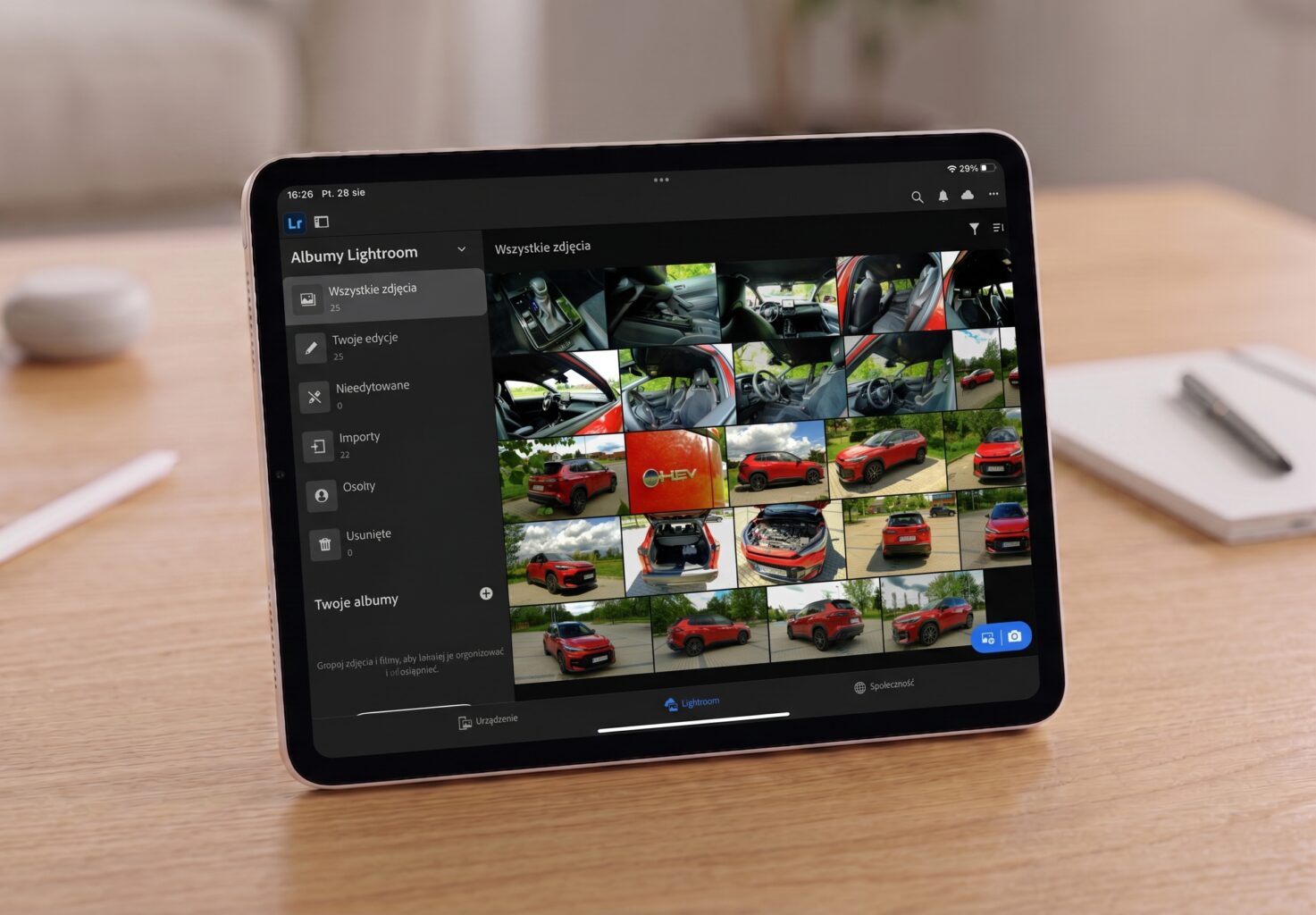 iPad Air Lightroom